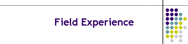 Field Experience